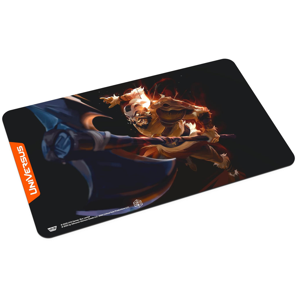 UniVersus: Critical Role: Heroes of Exandria Grog Strongjaw Playmat - 24 x 14 Neoprene Mat, Tabletop Card Game Accessory, UVS Games, Licensed - 2
