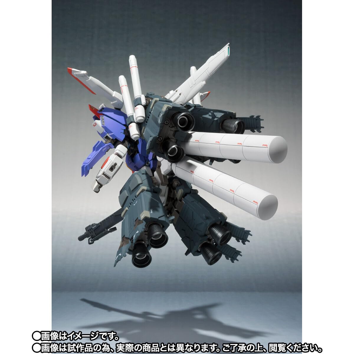 Metal Robot Spirits (Ka Signature) S Gundam Booster Unit Mounted Gundam Sentinel Painted Action Figure - 8