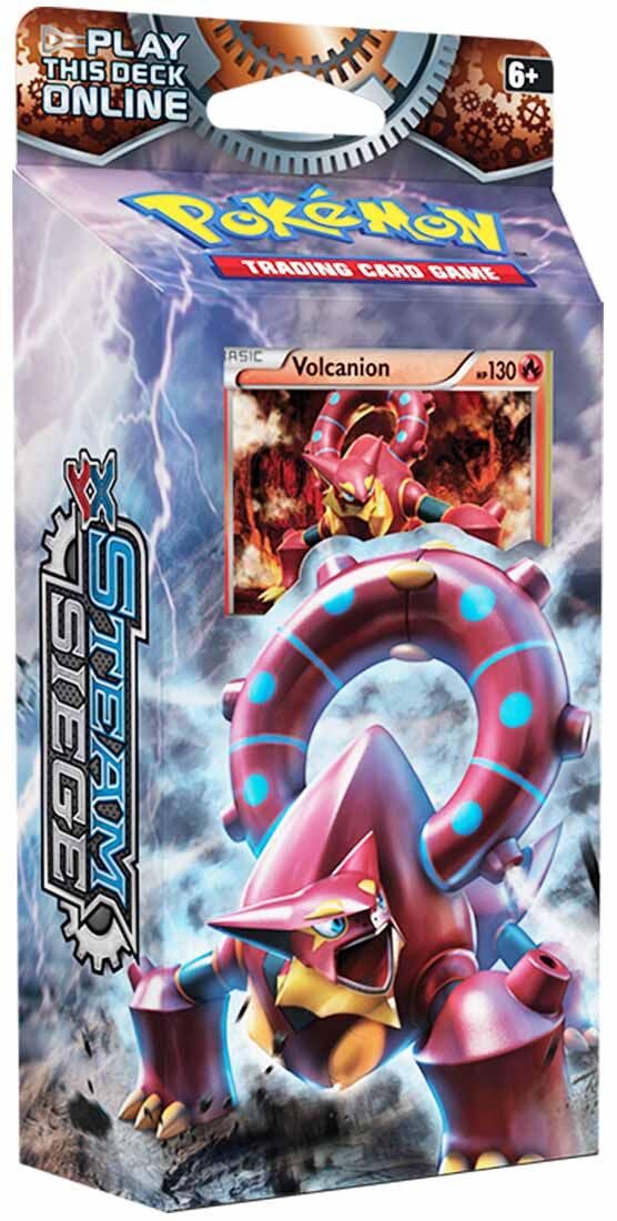 Pokemon TCG: Steam Siege, Ring of Lightning 60-Card Theme Deck Featuring A Holographic Hoopa