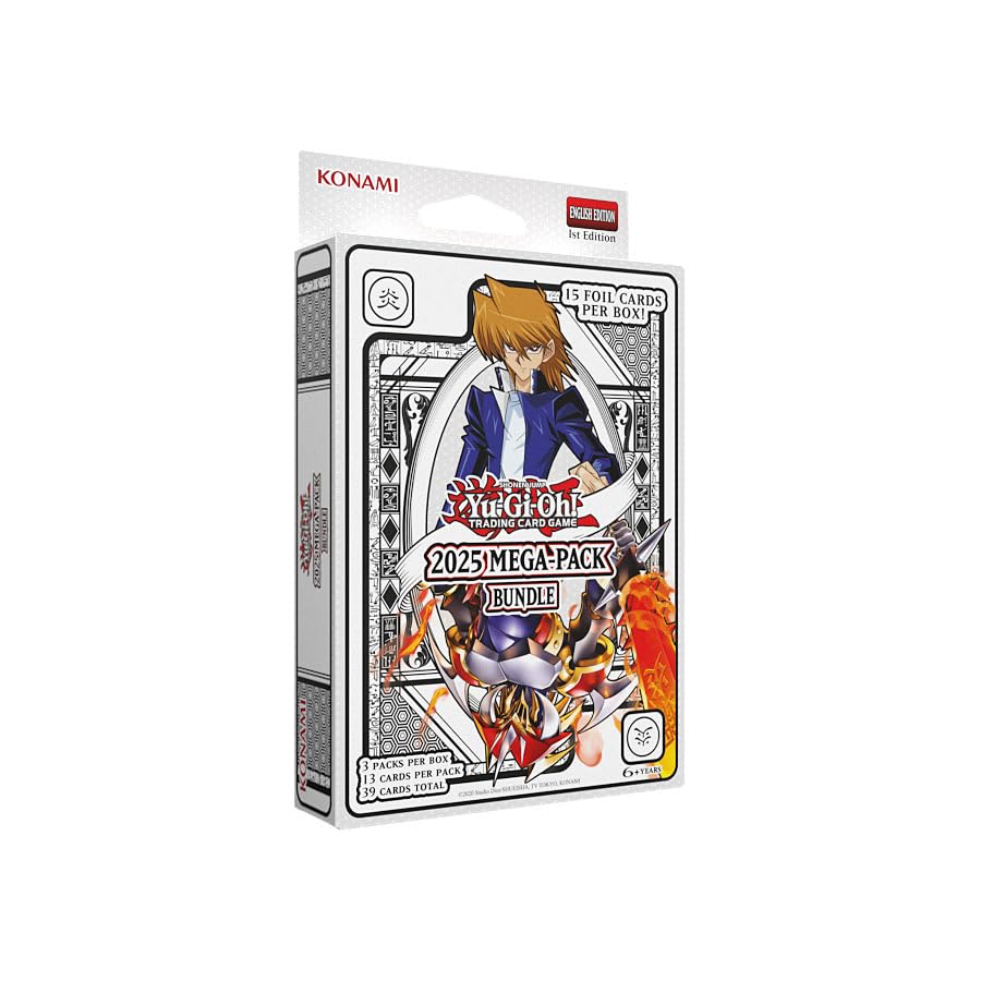 Yu-Gi-Oh! CCG 2025 Mega Pack Bundle Tuck Box Case (12 Boxes) - 4 of Each Art - 5