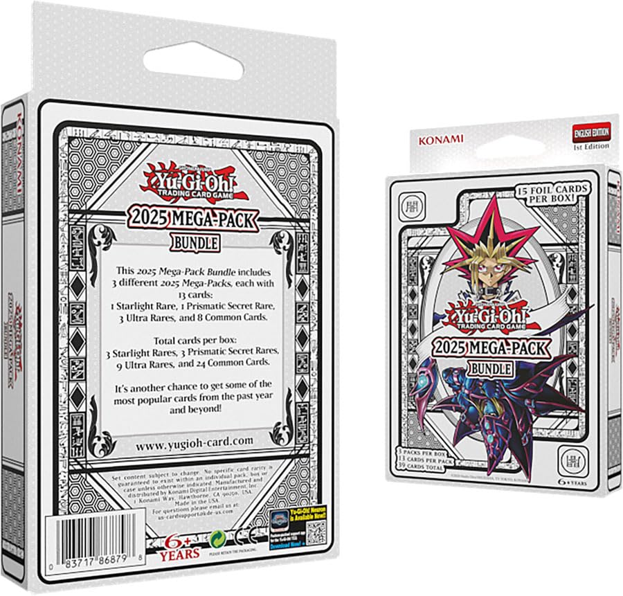 Yu-Gi-Oh! CCG 2025 Mega Pack Bundle Tuck Box Case (12 Boxes) - 4 of Each Art - 2