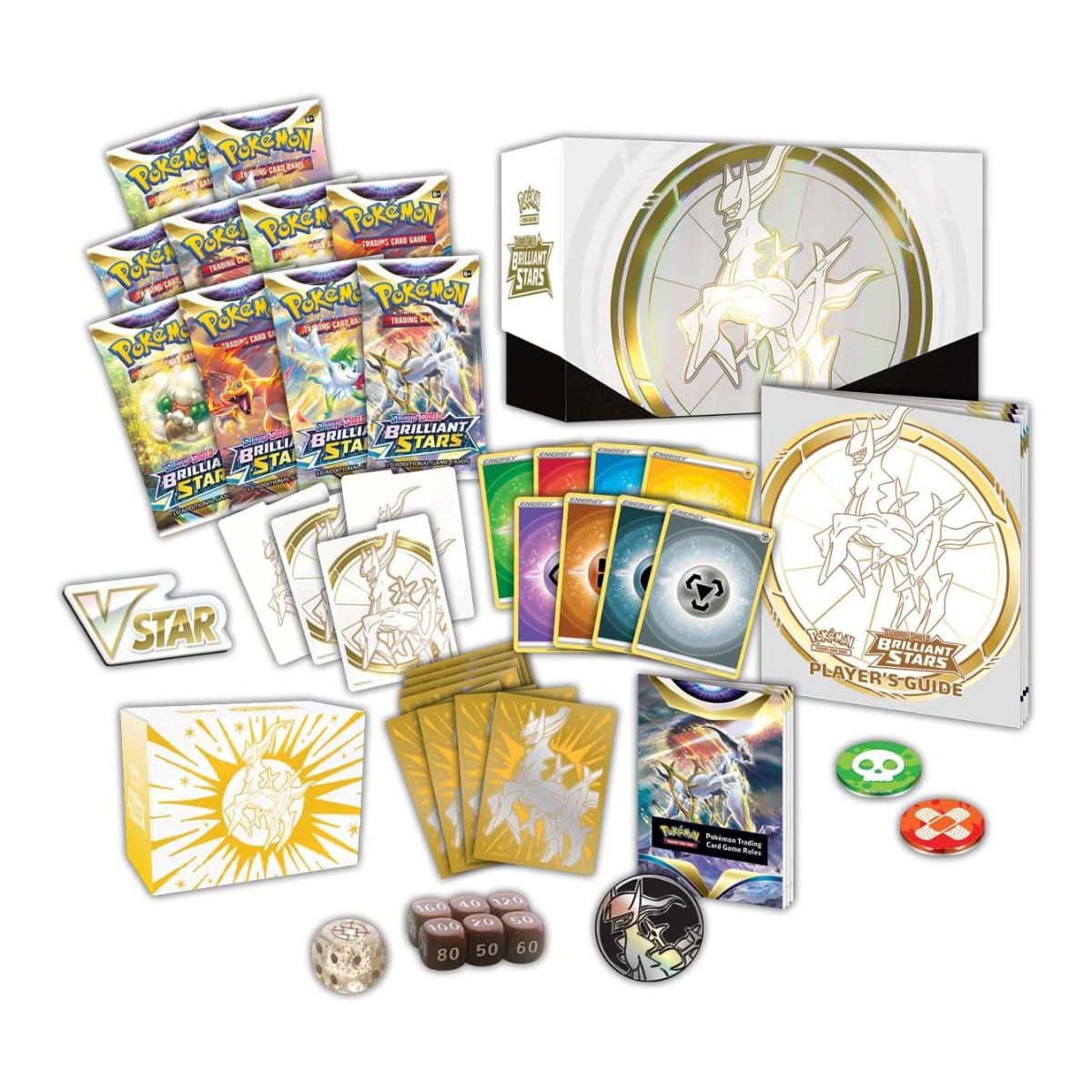 Pokemon TCG Brilliant Stars Pokemon Center Elite Trainer Box Plus - Trading Card Games - 5