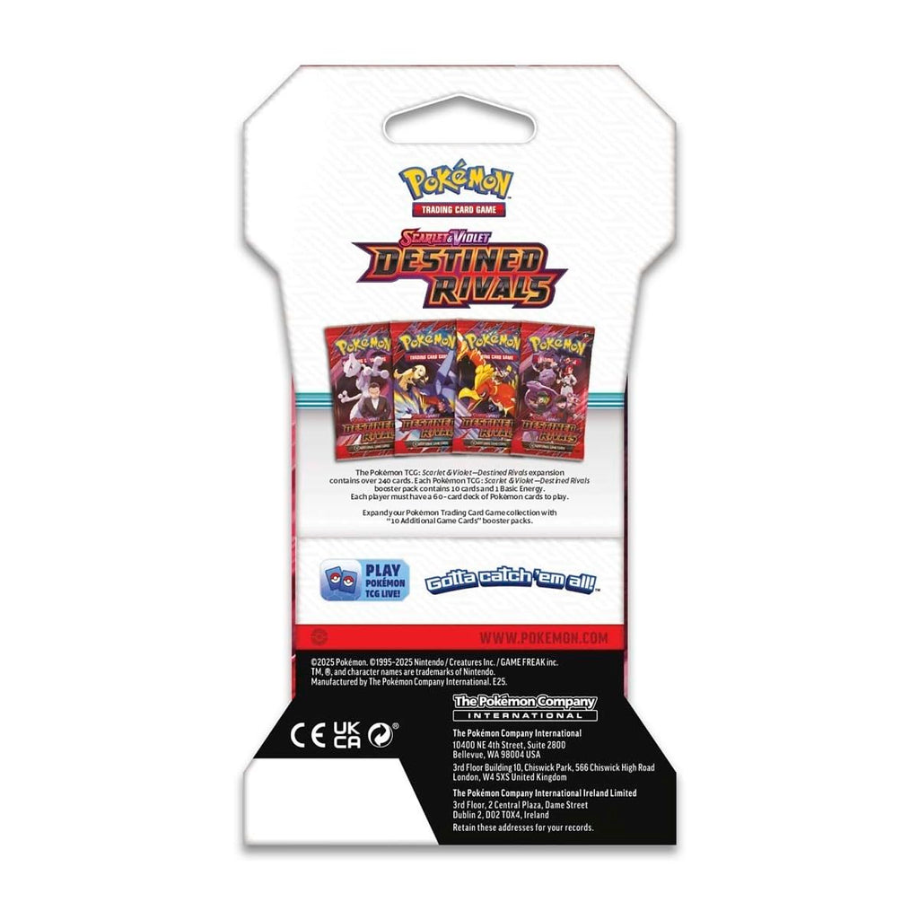 Pokemon TCG - Scarlet & Violet: Destined Rivals - 8 Booster Pack Lot - 80 Cards - 2