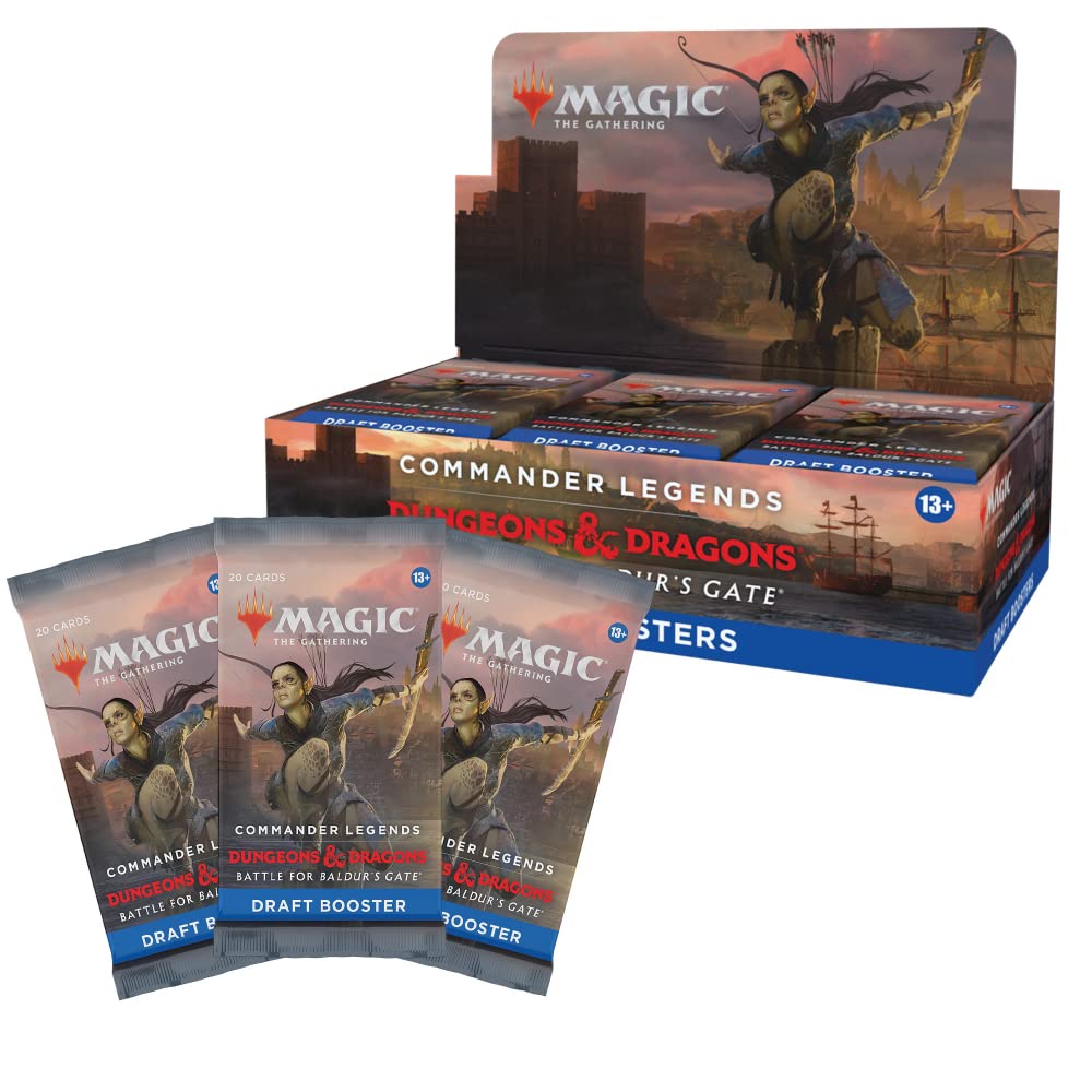 Magic: The Gathering Commander Legends: Battle for Baldur’s Gate Draft Booster Box | 24 Packs (480 Magic Cards) - 3