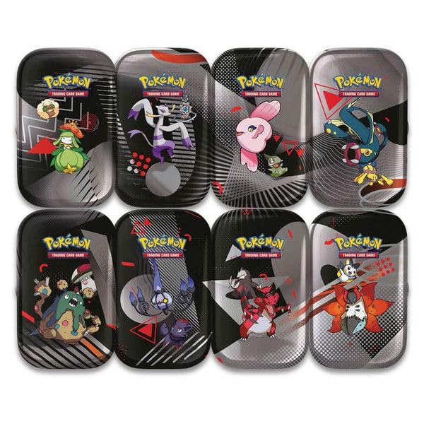 Pokemon Unova SV10.5 Mini Tins [x8-Tin] Display