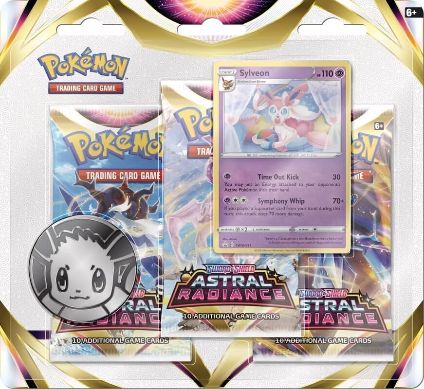 Pokemon Cards: SAS10 Astral Radiance 3pk Blister -Sylveon - 4