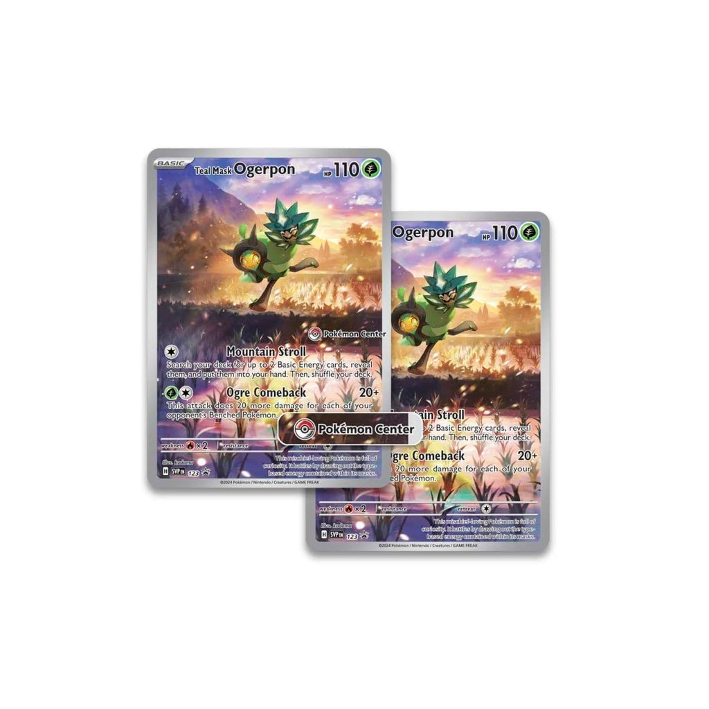Pokemon TCG: Scarlet & Violet - Twilight Masquerade Pokemon Center Elite Trainer Box Teal Mask Ogerpon - 8