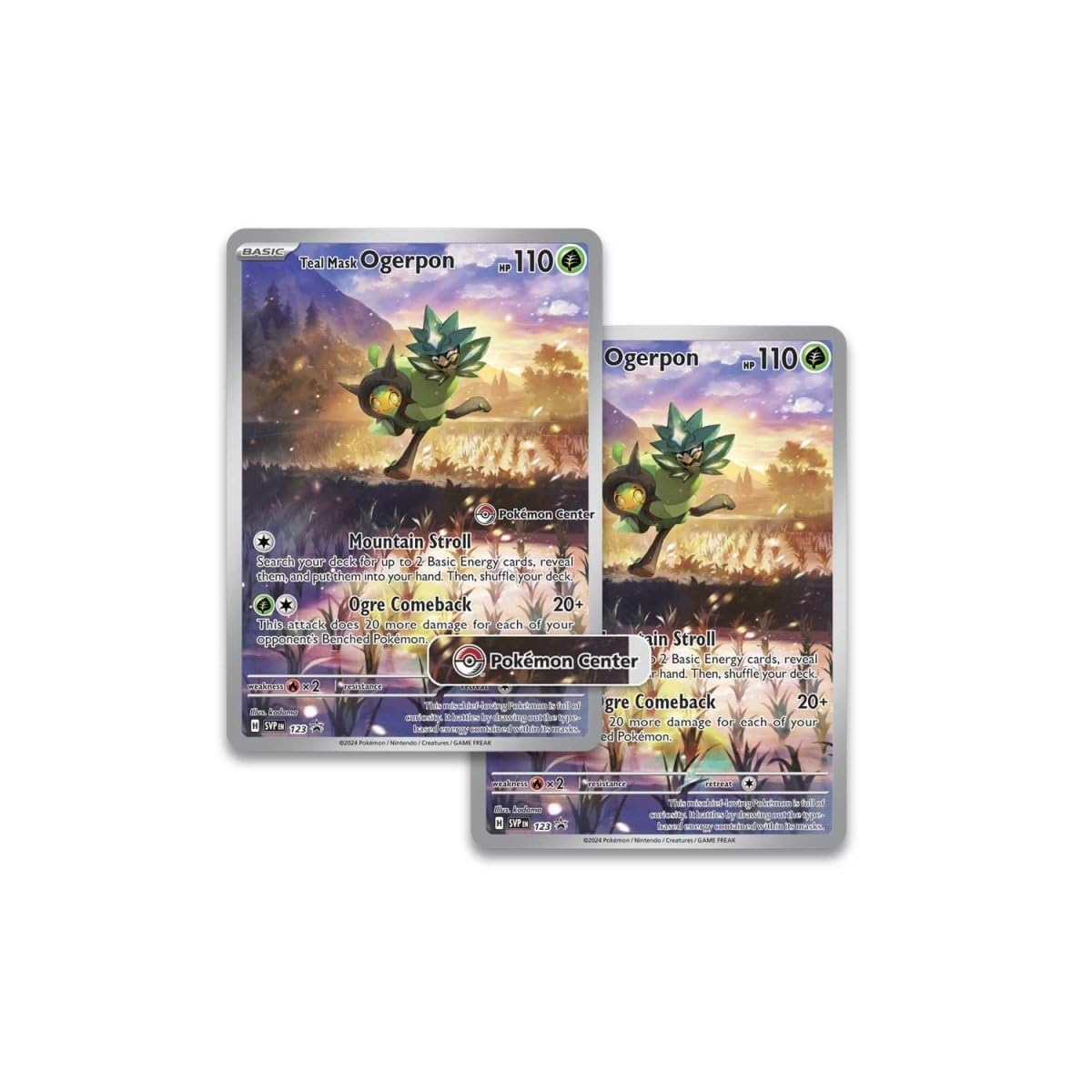 Pokemon TCG: Scarlet & Violet - Twilight Masquerade Pokemon Center Elite Trainer Box Teal Mask Ogerpon - 8