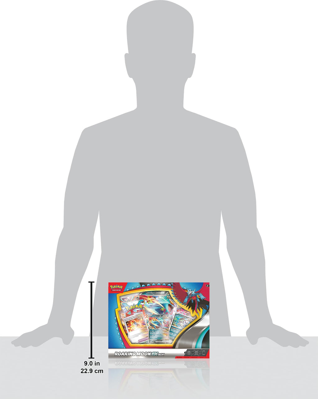 Pokémon TCG: Roaring Moon ex Box (1 Foil Promo Card, 1 Oversize Foil Card & 4 Booster Packs) - 2