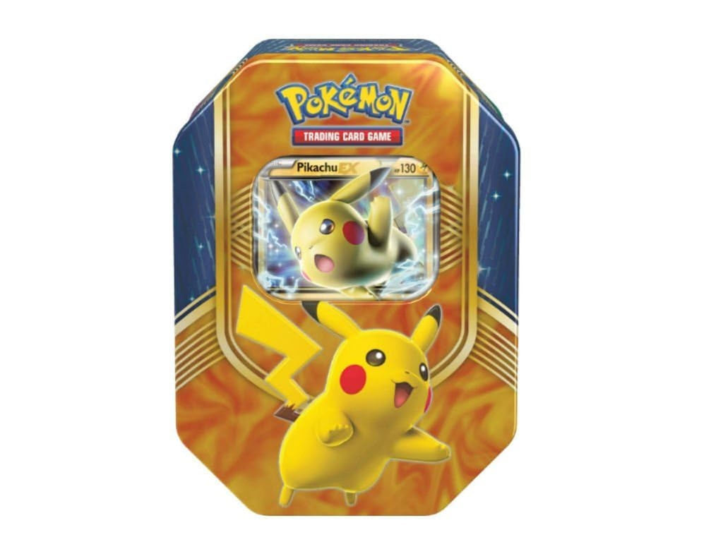 Pokemon TCG: Fall Battle Heart Tin Pikachu EX - 2