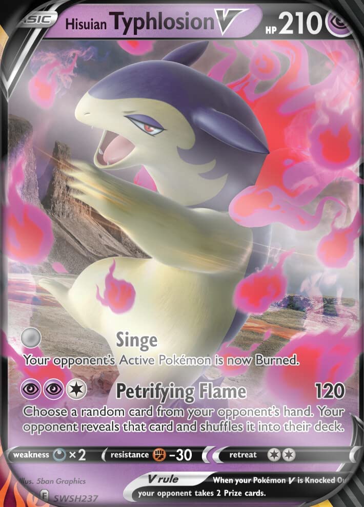 Pokemon Cards: Divergent Power Hisuian Typhlosion V Tin - 2