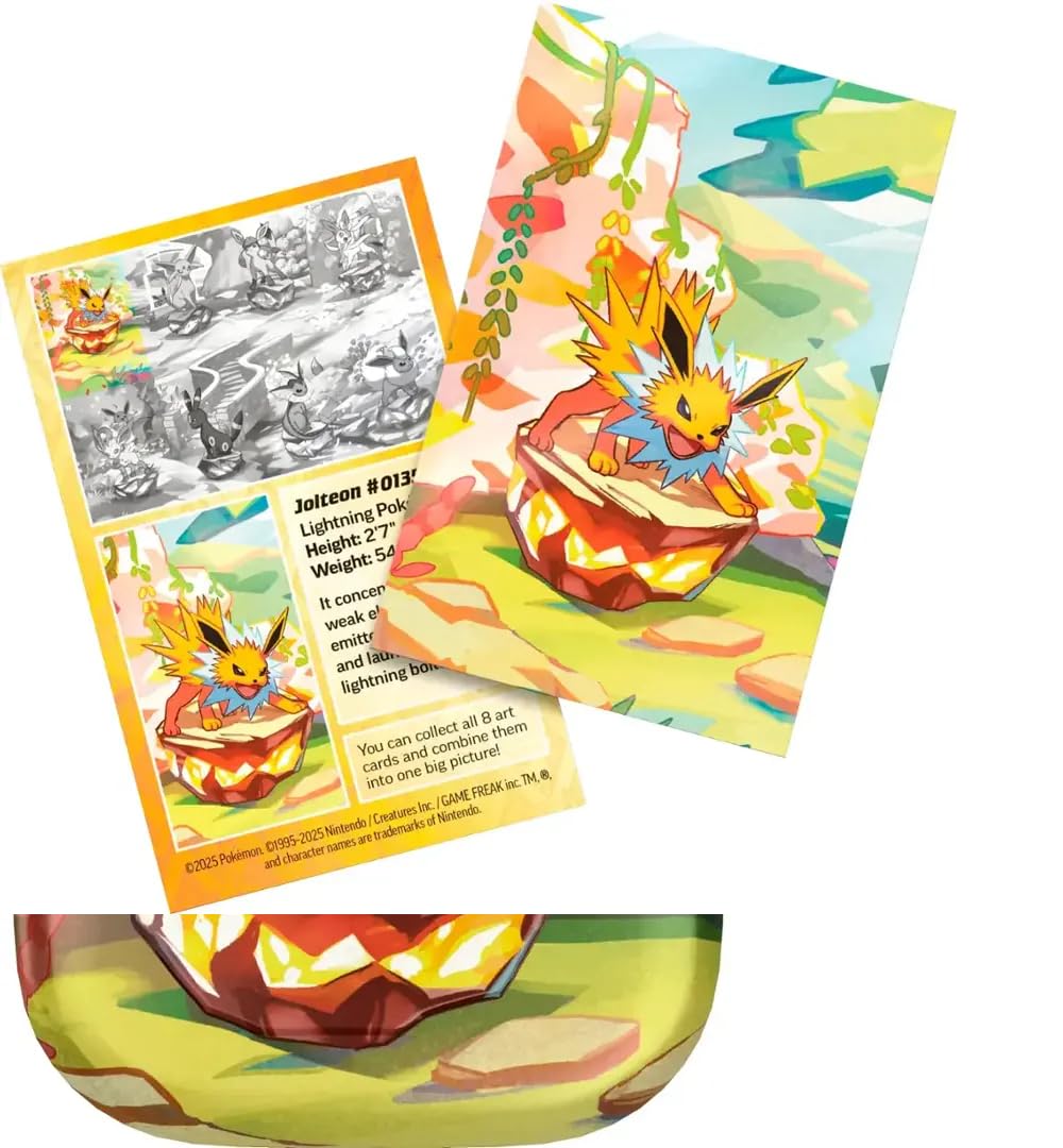 Pokemon TCG Scarlet & Violet 8.5 Prismatic Evolutions Mini Tin - 1 Random Art - 6