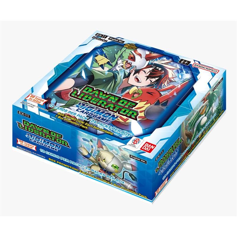 Digimon TCG Dawn of Liberator Booster Box (EX11) - 24 Packs - 2