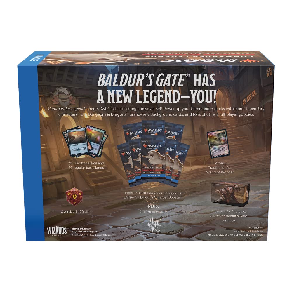 Magic: The Gathering Commander Legends: Battle for Baldur’s Gate Bundle | 8 Set Boosters + Accessories - 6