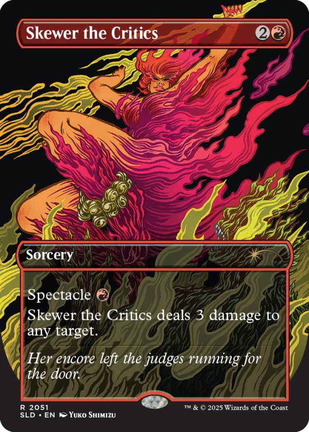 Magic the Gathering Secret Lair Everything is On Fire (Foil) - 3