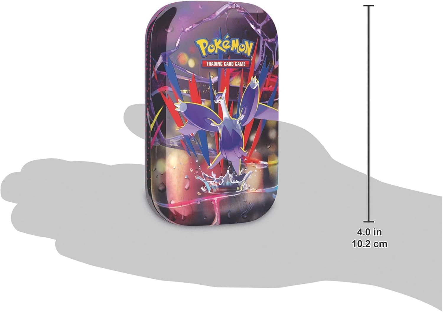 Pokemon Trading Card Game TCG Mega Evolutions Mini Tins - 2 Packs, 1 Destined Rivals, 1 Mega Evolution Plus Sticker and Art Card (Mega Latias) - 2