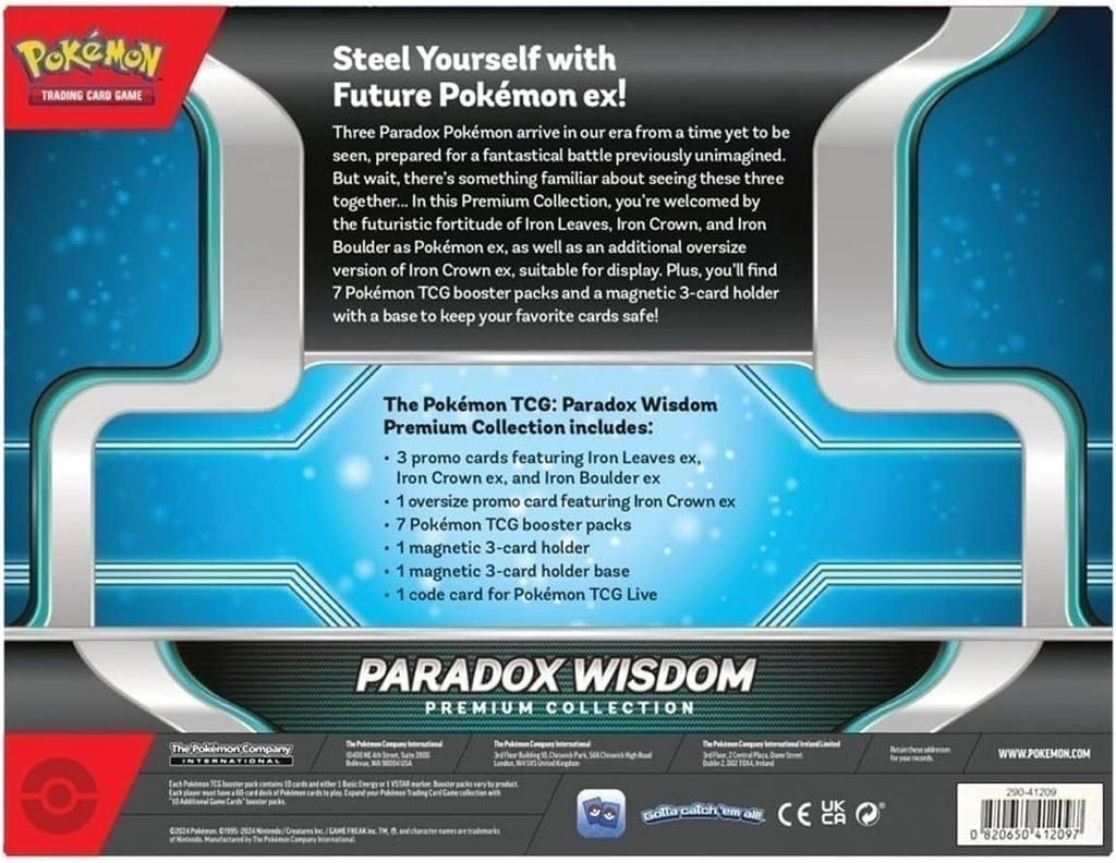 Pokemon TCG: Paradox Wisdom Premium Collection, Age: 6+ Years - 2