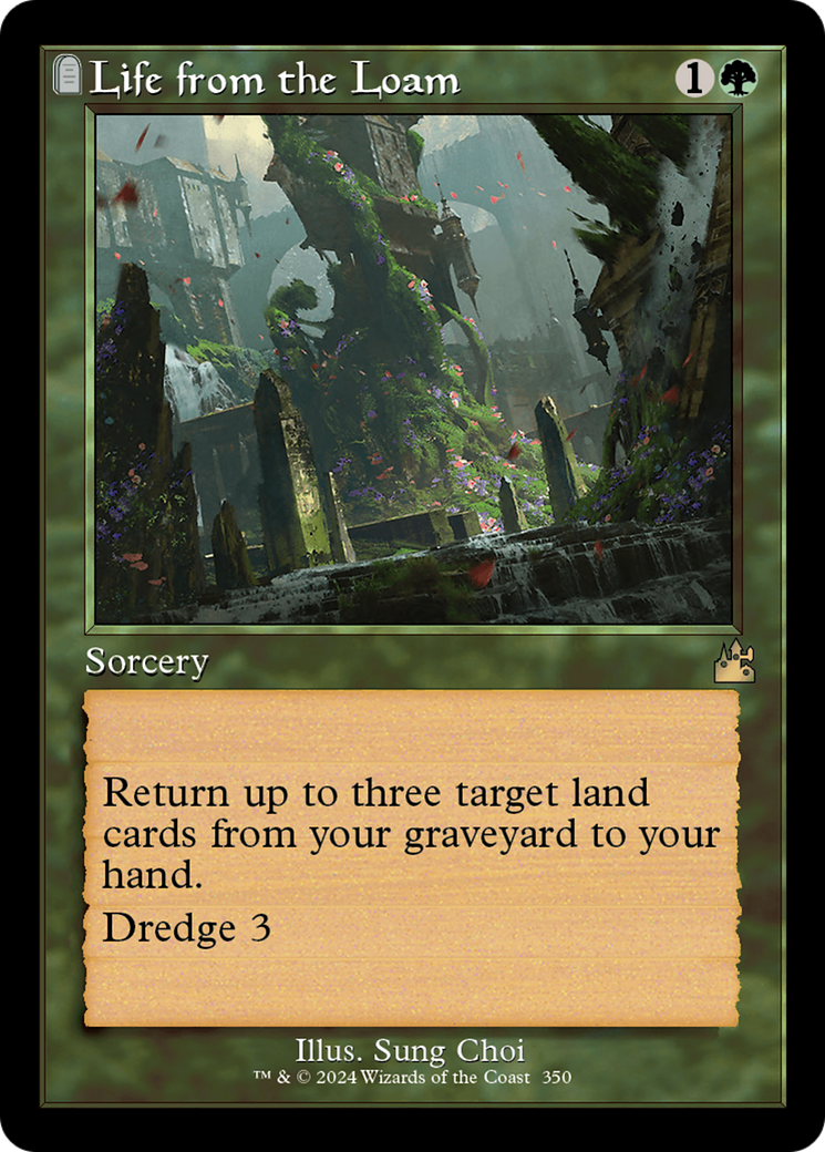 FOIL Life from the Loam (Retro Frame) (RVR-350) - Ravnica Remastered - Magic The Gathering - Single Cards