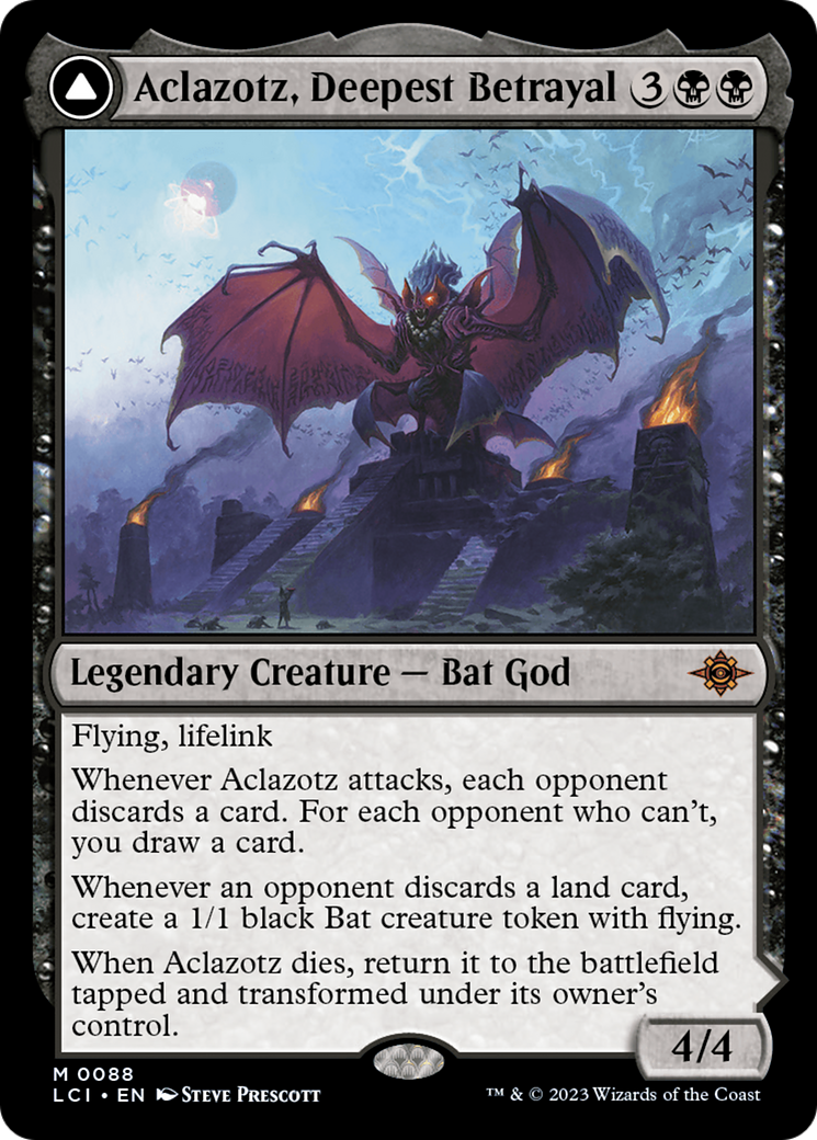 FOIL Aclazotz, Deepest Betrayal (LCI-088) - The Lost Caverns of Ixalan - Magic The Gathering - Single Cards