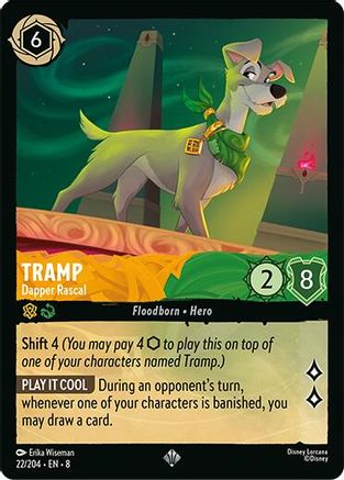 Tramp - Dapper Rascal (22/204) - Reign of Jafar Cold Foil - Single Cards
