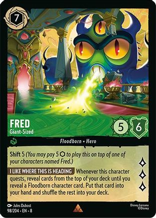 Fred - Giant-Sized (98/204) - Reign of Jafar Cold Foil - Single Cards