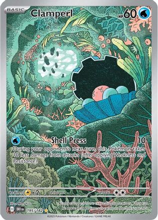 Clamperl - 195/182 195 - SV10 Destined Rivals Holofoil - Single Cards