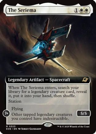 FOIL The Seriema (Extended Art) (EOE-323) - Edge of Eternities - Magic The Gathering - Single Cards