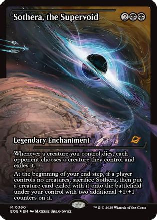 FOIL Sothera, the Supervoid (Showcase) (EOE-360) - Edge of Eternities - Magic The Gathering - Single Cards