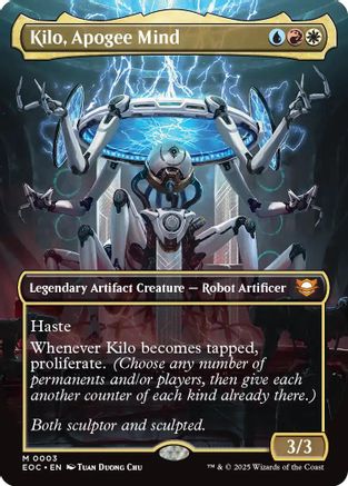 Kilo, Apogee Mind (Borderless) (EOC-003) - Commander: Edge of Eternities - Magic The Gathering - Single Cards