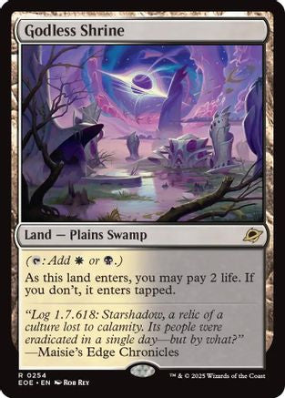 Godless Shrine (EOE-254) - Edge of Eternities - Magic The Gathering - Single Cards