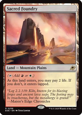 Sacred Foundry (EOE-256) - Edge of Eternities - Magic The Gathering - Single Cards