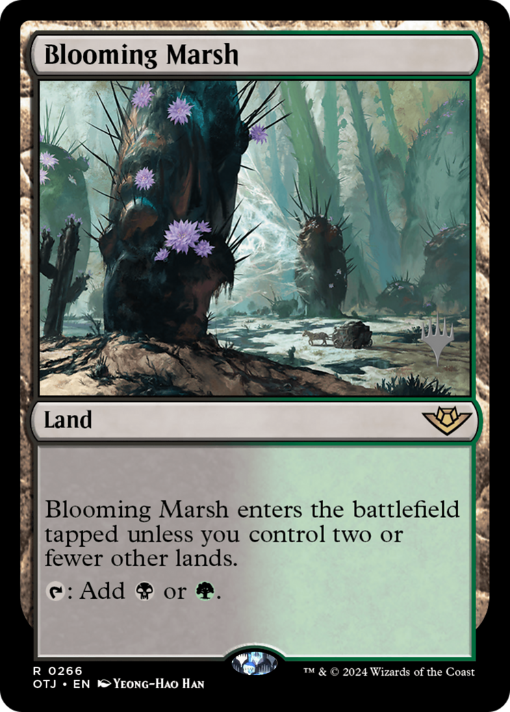 Blooming Marsh (PPOTJ-266P) - Outlaws of Thunder Junction Promos - Magic The Gathering - Single Cards