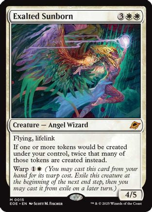 FOIL Exalted Sunborn (EOE-015) - Edge of Eternities - Magic The Gathering - Single Cards