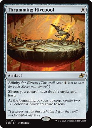 FOIL Thrumming Hivepool (EOE-247) - Edge of Eternities - Magic The Gathering - Single Cards