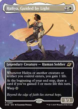 Haliya, Guided by Light (Borderless) (EOE-289) - Edge of Eternities - Magic The Gathering - Single Cards