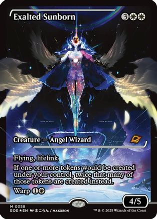 FOIL Exalted Sunborn (Showcase) (EOE-358) - Edge of Eternities - Magic The Gathering - Single Cards