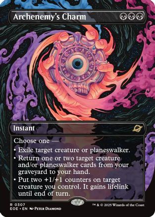 Archenemy's Charm (Borderless) (EOE-307) - Edge of Eternities - Magic The Gathering - Single Cards