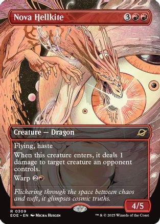 Nova Hellkite (Borderless) (EOE-309) - Edge of Eternities - Magic The Gathering - Single Cards