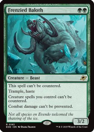 FOIL Frenzied Baloth (EOE-183) - Edge of Eternities - Magic The Gathering - Single Cards