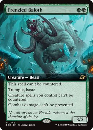 Frenzied Baloth (Extended Art) (EOE-342) - Edge of Eternities - Magic The Gathering - Single Cards