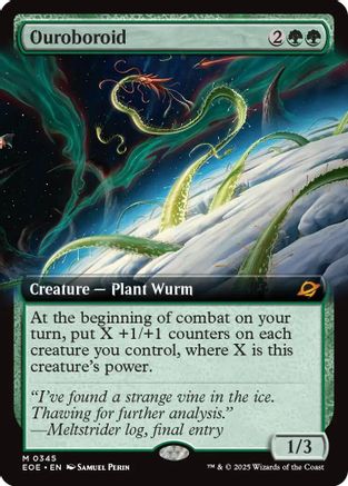 FOIL Ouroboroid (Extended Art) (EOE-345) - Edge of Eternities - Magic The Gathering - Single Cards