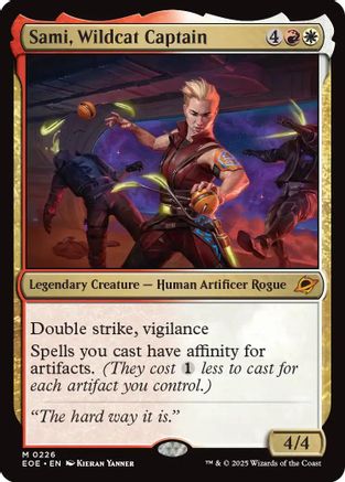 FOIL Sami, Wildcat Captain (EOE-226) - Edge of Eternities - Magic The Gathering - Single Cards