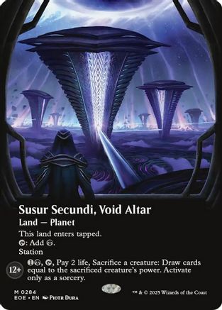 Susur Secundi, Void Altar (Borderless) (EOE-284) - Edge of Eternities - Magic The Gathering - Single Cards