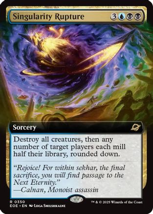 Singularity Rupture (Extended Art) (EOE-350) - Edge of Eternities - Magic The Gathering - Single Cards