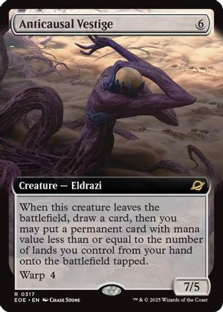 Anticausal Vestige (Extended Art) (EOE-317) - Edge of Eternities - Magic The Gathering - Single Cards