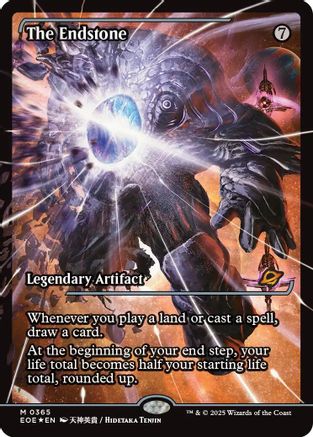FOIL The Endstone (Showcase) (EOE-365) - Edge of Eternities - Magic The Gathering - Single Cards