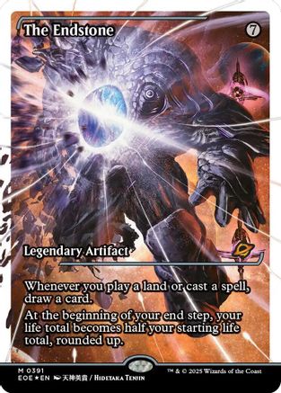 FOIL The Endstone (Showcase) (Fracture Foil) (EOE-391) - Edge of Eternities - Magic The Gathering - Single Cards