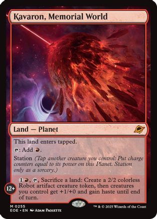 FOIL Kavaron, Memorial World (EOE-255) - Edge of Eternities - Magic The Gathering - Single Cards