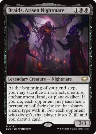 Braids, Arisen Nightmare (EOC-082) - Commander: Edge of Eternities - Magic The Gathering - Single Cards