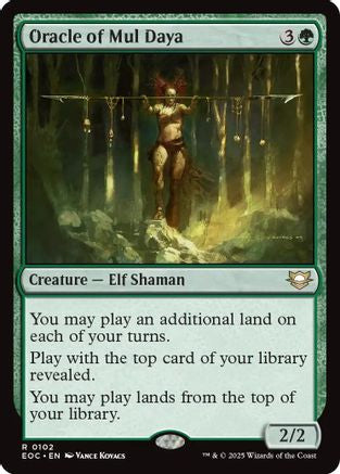 Oracle of Mul Daya (EOC-102) - Commander: Edge of Eternities - Magic The Gathering - Single Cards